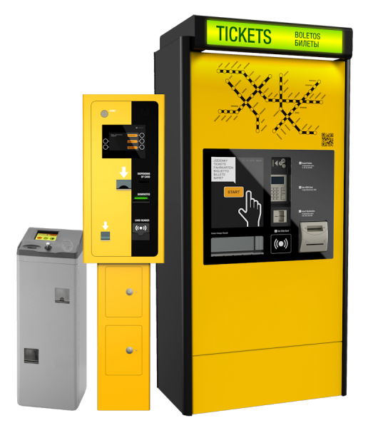 Автоматы по продаже билетов 