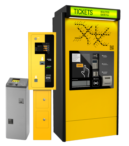 Stationäre Fahrscheinautomaten