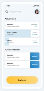 Mobile App für den Ticketkauf - FareOnMove