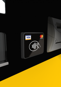 Compact terminal for contactless payment CRP10