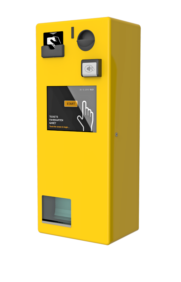 Mobilní automat na výdej jízdenek AVJF