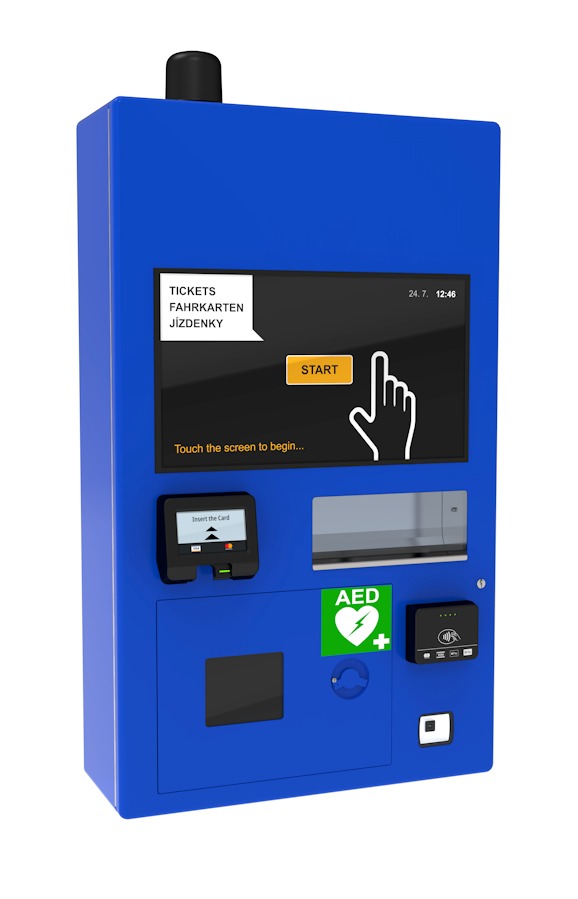 Bargeldloser mobiler Fahrausweisausgabeautomat MVC42
