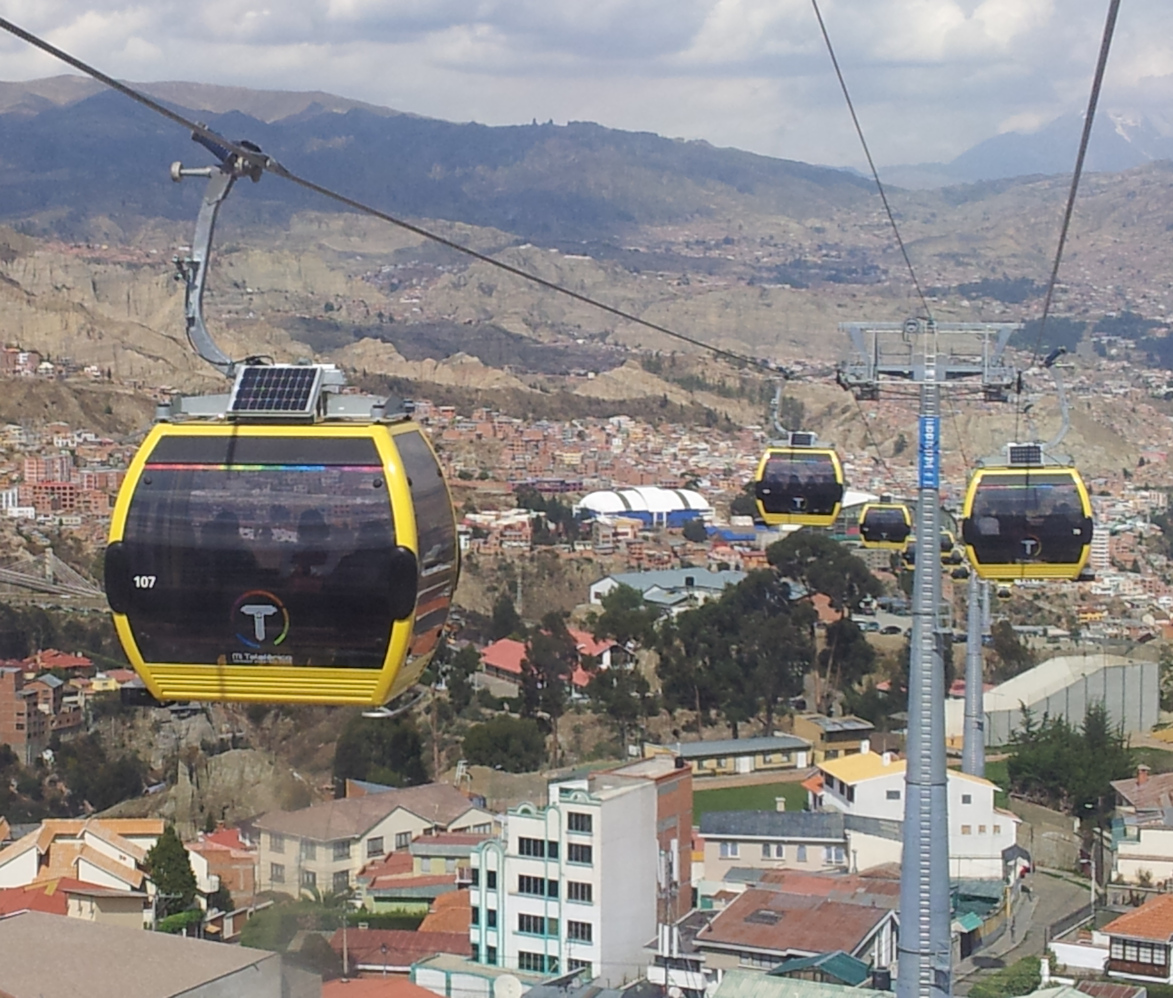 La Paz - Unique system of city cableways