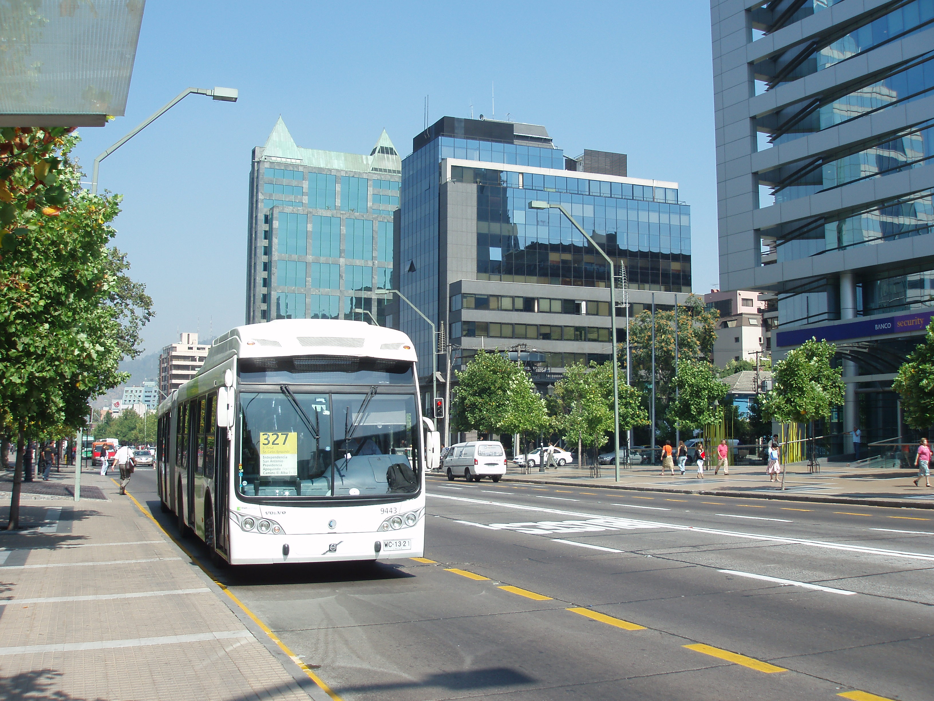 Santiago de Chile - fare collection for buses